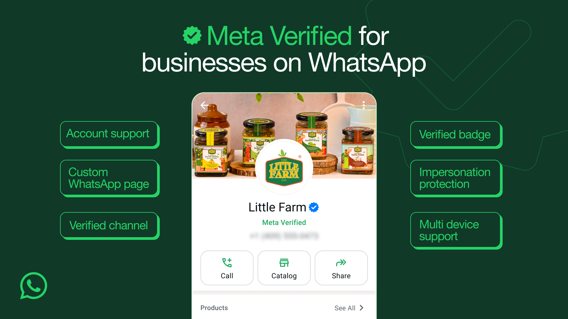 WhatsApp 面向商企推出 AI 工具、Meta Verified 等新功能